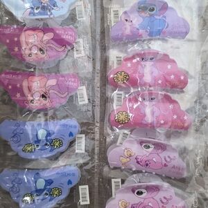 Disney Lilo & Stitch Pink Hair Clips 12 Pack
